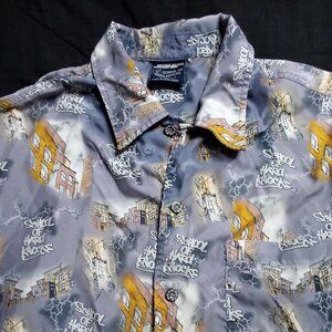 Vintage Y2K School Of Hard Knocks Button Shirt